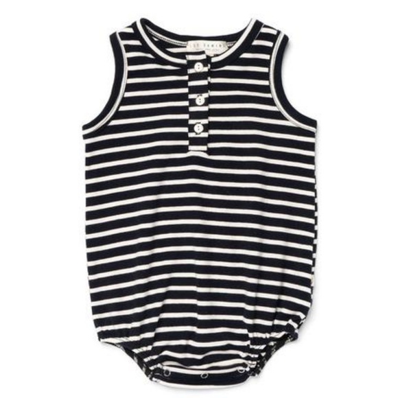 Les Gamins Other - Navy striped toddler bubble bodysuit